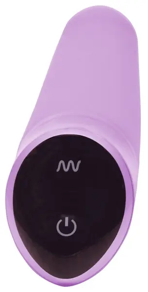 Sweet Smile Easy Violet Silicone Massager 22cm, 7 Vibration Modes, White