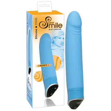 Smile Happy Blue Intimate Massager with 7 Vibration Modes