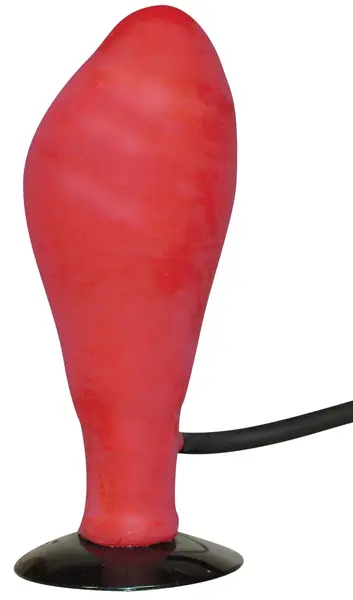 Red Balloon Inflatable Intimate Device with Vibration, 16.5 cm, Red
