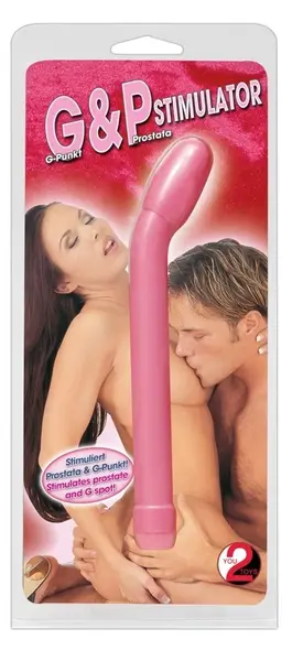 You2Toys Curved Multi-Speed Intimate Massager Pink 18cm ABS