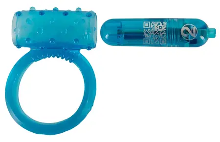 You2Toys plavi intimni prsten sa uklonjivim vibracionim modulom 3cm