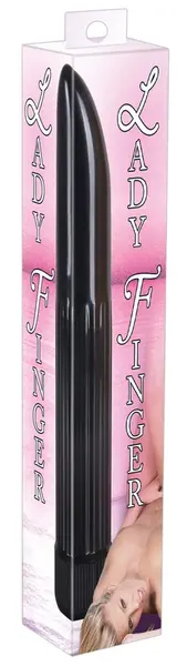 You2Toys Lady Finger Black Kompaktni Vibrirajući Uređaj 13cm ABS