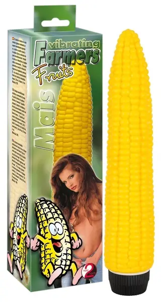 You2Toys Vibrating Corn Multi-Speed Intimate Device 24cm Yellow TPR