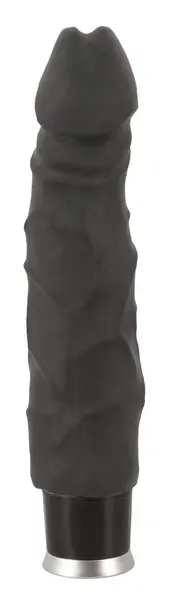 Nature Skin Big Vibe Black Fleksibilni Vibrirajući Model 23cm TPR