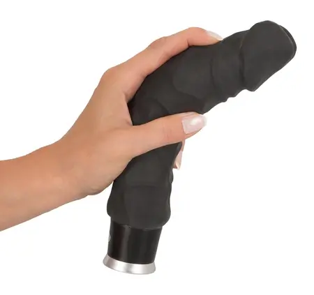 Nature Skin Big Vibe Black Fleksibilni Vibrirajući Model 23cm TPR