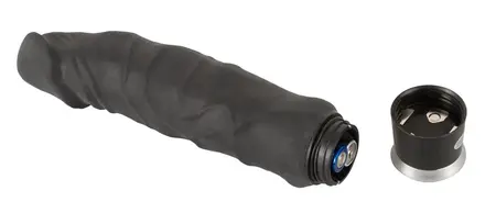Nature Skin Big Vibe Black Fleksibilni Vibrirajući Model 23cm TPR