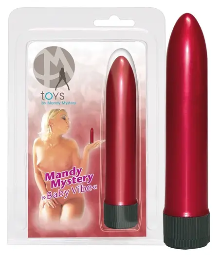 Mandy Mystery Baby Vibe Red 13cm Multi-Brzinski Lični Masažer