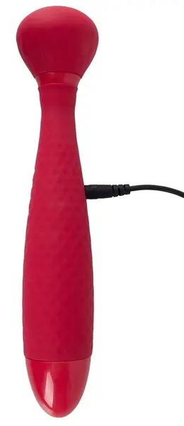Sweet Smile Wand Dual-Action Masažer sa Funkcijom Tupkanja, 22.7 cm - Crna