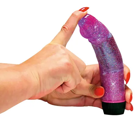 You2Toys Space Rider 3000 Vibrating Device Pink Glitter 18.5 cm