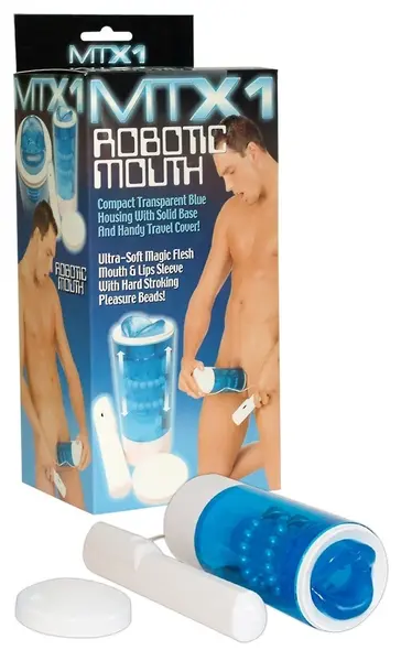 You2Toys Intimate Stimulation Machine Blue, Adjustable Power, 21 cm