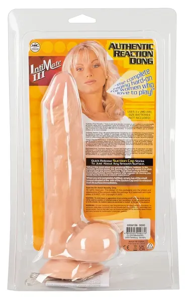 You2Toys Auth. Reaction Vibrating Intimate Machine 22cm, Suction Base