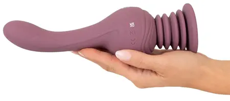 You2Toys Turbo Shaker G-Spot Model sa Usisnom Bazom, 23.7 cm, Ljubičasta