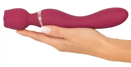 Rosenrot Thumping Wand 2-in-1 Massager & Vibrator Pink 23.4cm