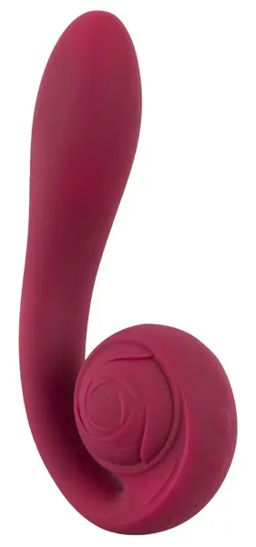 Rosenrot Rose Savtljivi Dvomotorni Fleksibilni Intimni Masažer Roze 20cm