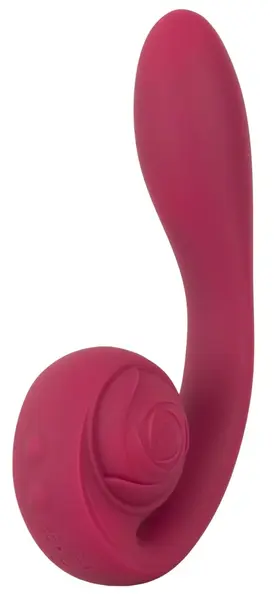 Rosenrot Rose Savtljivi Dvomotorni Fleksibilni Intimni Masažer Roze 20cm