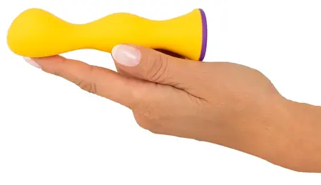 bunt. Vibrating Anal System Colour Block 12.6 cm Waterproof Rechargeable