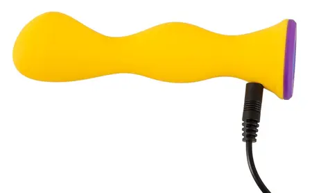 bunt. Vibrating Anal System Colour Block 12.6 cm Waterproof Rechargeable