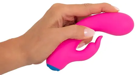 Love Bunt. Rabbit Intimate Device, Dual Motor, Colorful, 14.5cm, Silicone