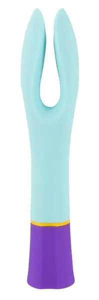 bunt. Double Vibrator Colour Block 18.2 cm Soft Touch Waterproof