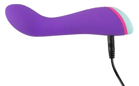 bunt. G-Spot Curve Vibrator Color-Blocking, 14.5cm, USB