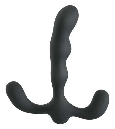 ANOS Prostate Plug 3-Motorni Silikonski Model, Vodootporan, 13cm, Crna