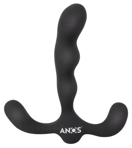 ANOS Prostate Plug 3-Motorni Silikonski Model, Vodootporan, 13cm, Crna