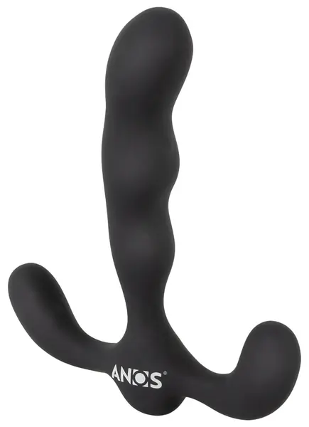 ANOS Prostate Plug 3-Motorni Silikonski Model, Vodootporan, 13cm, Crna