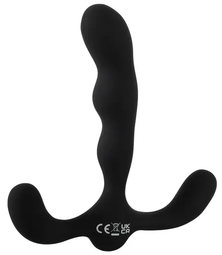 ANOS Prostate Plug 3-Motorni Silikonski Model, Vodootporan, 13cm, Crna