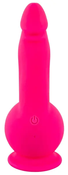 Sweet Smile Snažni Vibrator Silikon Dvostruki Motor 19cm Crni