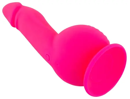 Sweet Smile Snažni Vibrator Silikon Dvostruki Motor 19cm Crni