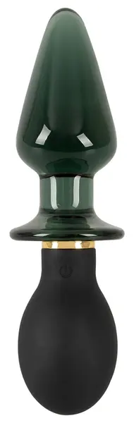ANOS Double-Ended Intimate Machine Silicone & Glass, 10 Modes, 16.6 cm