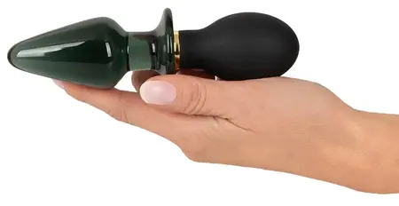 ANOS Double-Ended Intimate Machine Silicone & Glass, 10 Modes, 16.6 cm