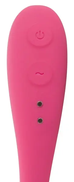 Sweet Smile RC Duplo Zadovoljstvo Intimni Vibracioni Sistem, 26cm, Roze