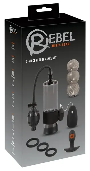 Rebel Performance Set - Multi-Functional Training Kit for Men, 7 Pieces