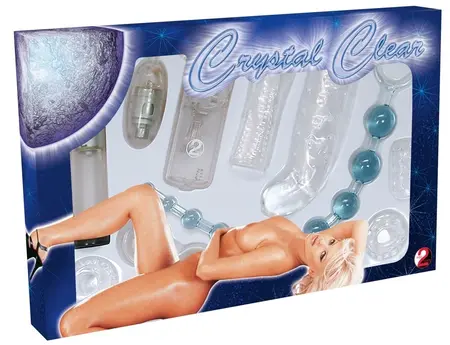 You2Toys Crystal Clear 8-Piece Transparent Intimate Toy Set