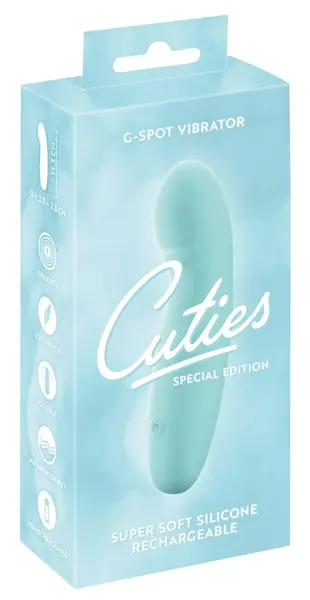 Cuties Special Edition Mini G-Spot Vibrator, 8 Modes, Waterproof, Purple