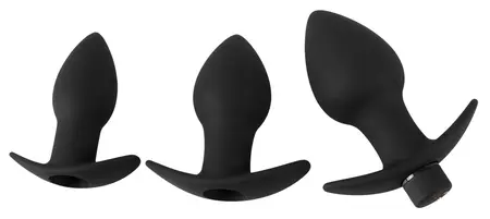 Black Velvets Analni Training Set Silikonskih Čepova sa 10-Režimskim Vibracionim Sistemom