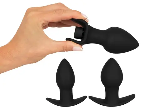 Black Velvets Analni Training Set Silikonskih Čepova sa 10-Režimskim Vibracionim Sistemom