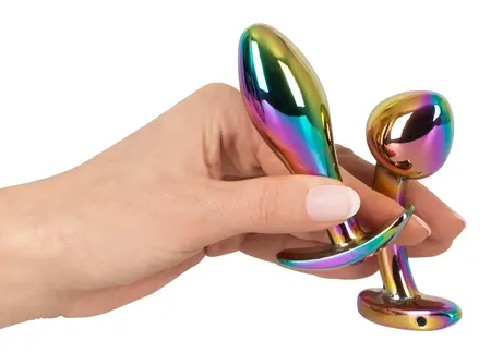 ANOS Rainbow Metalni Set Čepova - 2 Komada, Suženi i Zakrivljeni, Obojena Završna Obrada