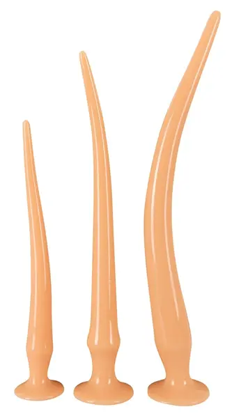 You2Toys Super Long Flexible Plug Set Flesh 3 Sizes PVC System