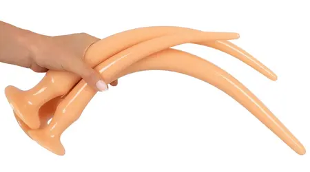 You2Toys Super Long Flexible Plug Set Flesh 3 Sizes PVC System