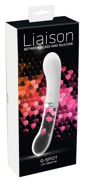 Liaison Dual-Sided G-Spot Intimate Device Glass & Silicone LED 18cm
