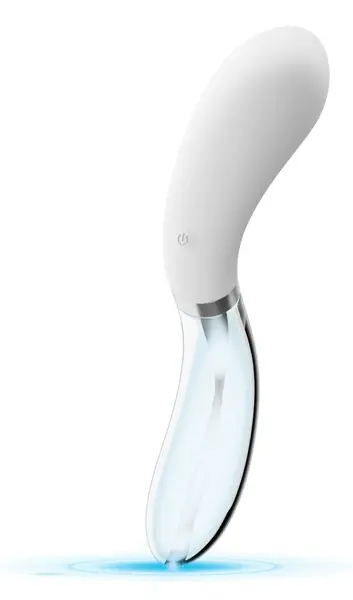 Liaison Curve LED Dual-End Glass & Silicone Massager 20.5cm