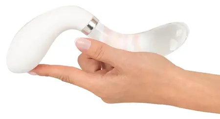 Liaison Curve LED Dual-End Glass & Silicone Massager 20.5cm