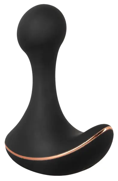 ANOS RC Prostate Massager - Vibrating Silicone, Remote Control, Black