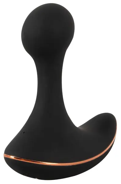 ANOS RC Prostate Massager - Vibrating Silicone, Remote Control, Black