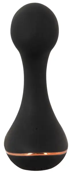 ANOS RC Prostate Massager - Vibrating Silicone, Remote Control, Black