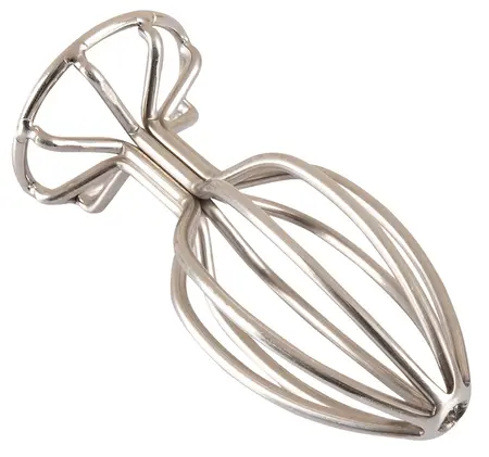 ANOS Metal Cage Stainless Steel Intimate Plug 3.8 cm