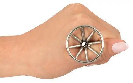 ANOS Metal Cage Stainless Steel Intimate Plug 3.8 cm