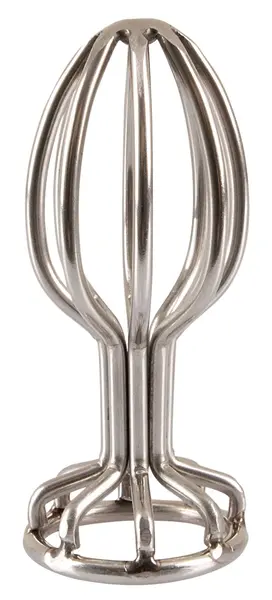 ANOS Stainless Steel Cage Plug 2.8 cm - Hollow Design, 6.8 cm Length